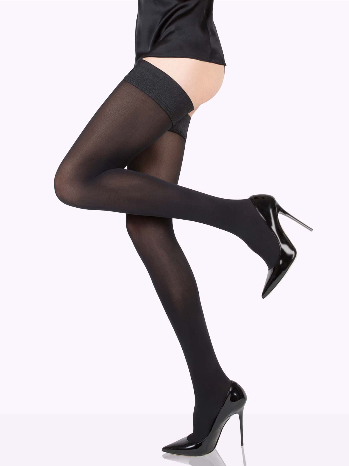 CLAUDIA Matte Thigh Highs