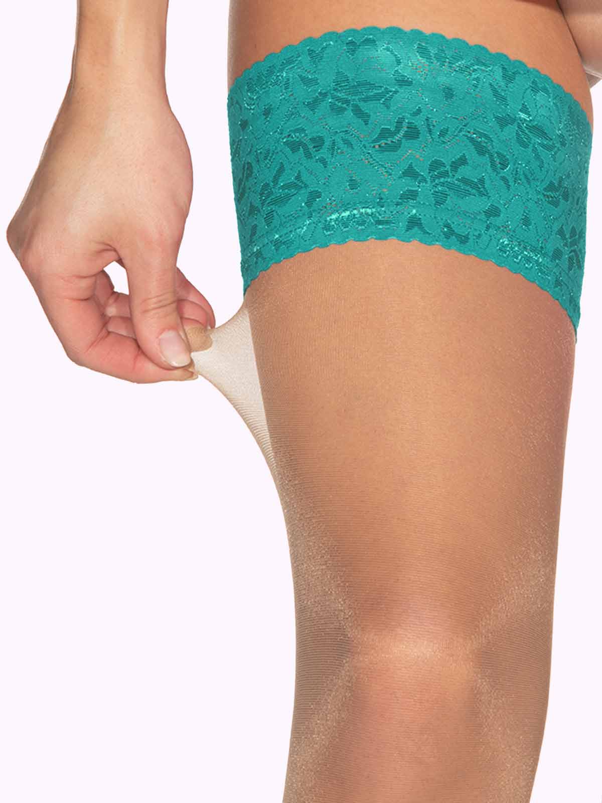 PRISCILLA Color Lace Top Thigh Highs