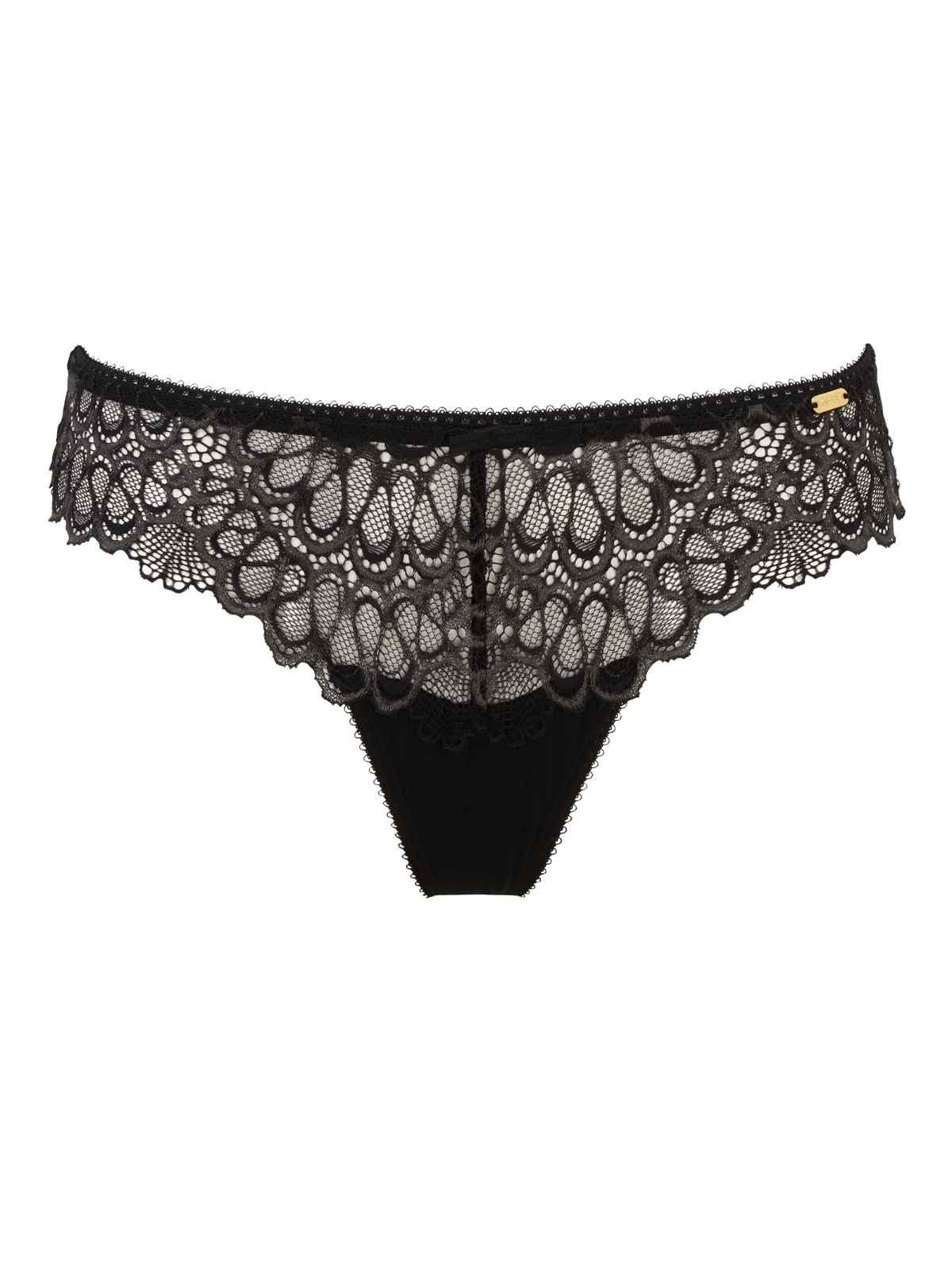 Swirl Floral Lace Thong