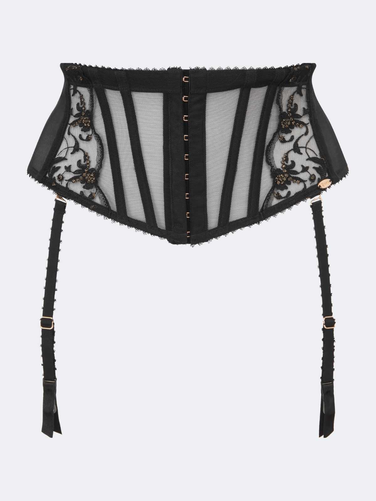 VIP Taboo Waspie Corset Garter Belt