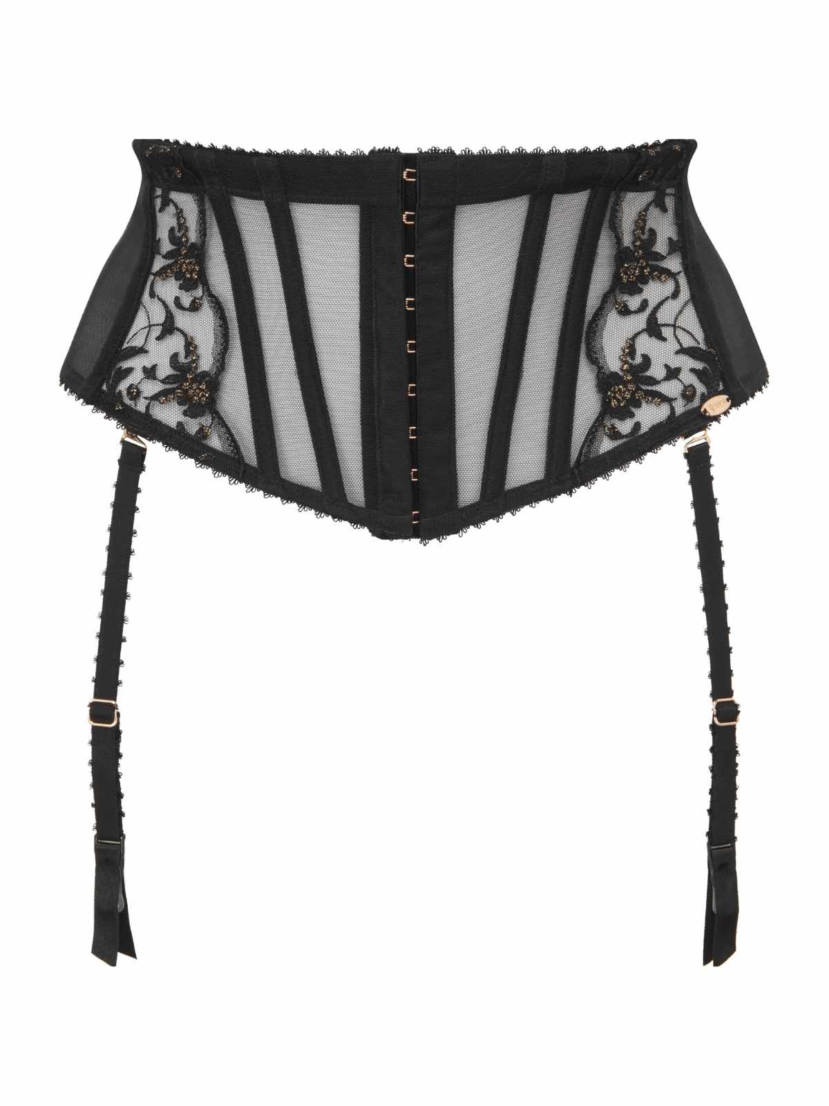 VIP Taboo Waspie Corset Garter Belt