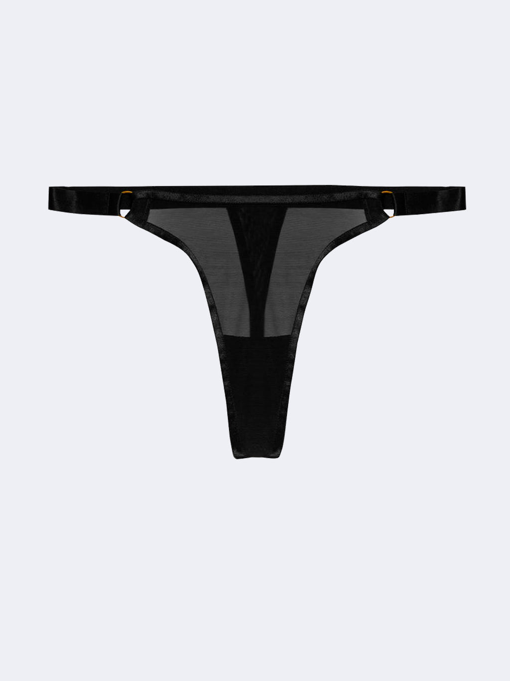 Ayla Sheer Mesh Strappy Thong