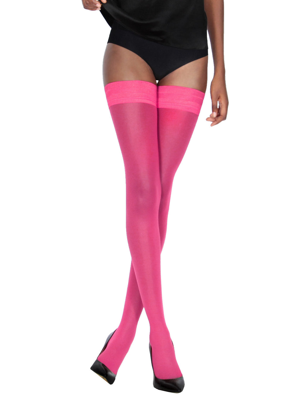 GIOIA Semi-Sheer Thigh Highs