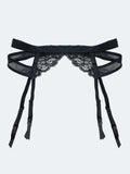 Phoebe Black Garter Belt