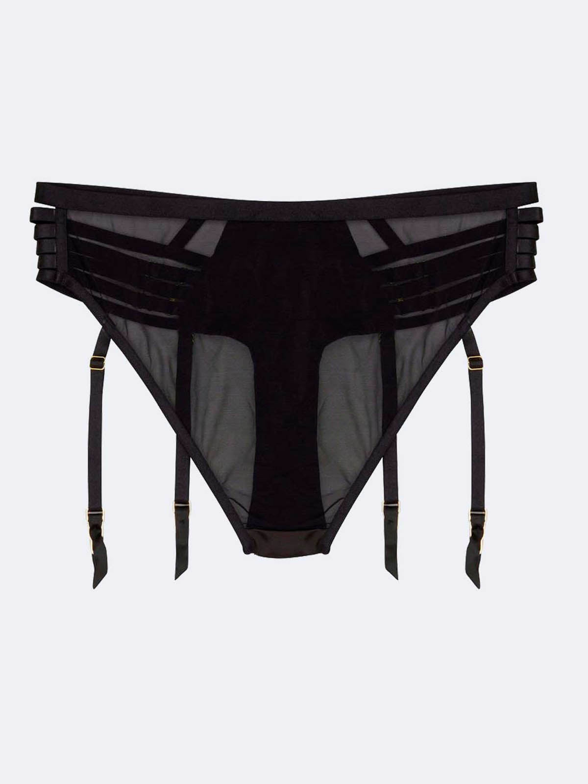 Regalia Delta Garter Belt High Waist Panties