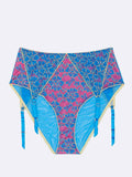 Aviyah Lace Garter Belt High Waist Panties