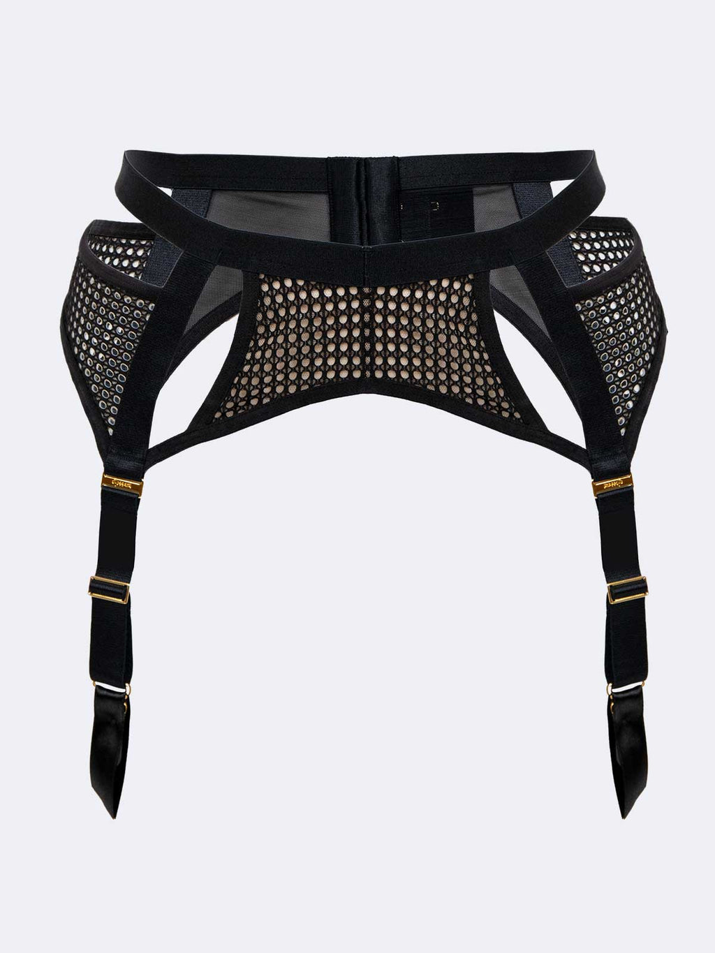 Pulse Mesh Garter Belt