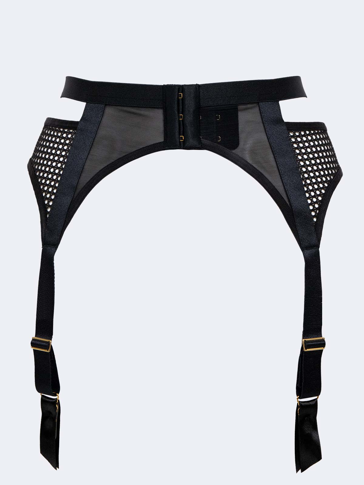 Pulse Mesh Garter Belt