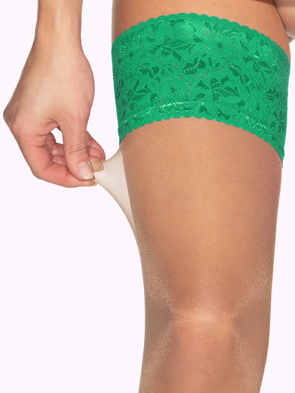 PRISCILLA Color Lace Top Thigh Highs