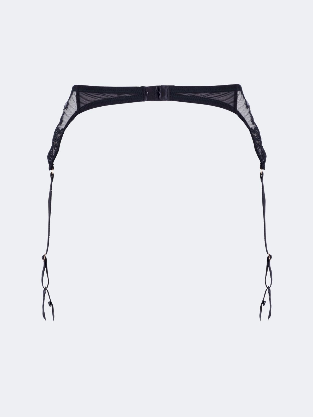 Juliette Floral Lace Panel Garter Belt