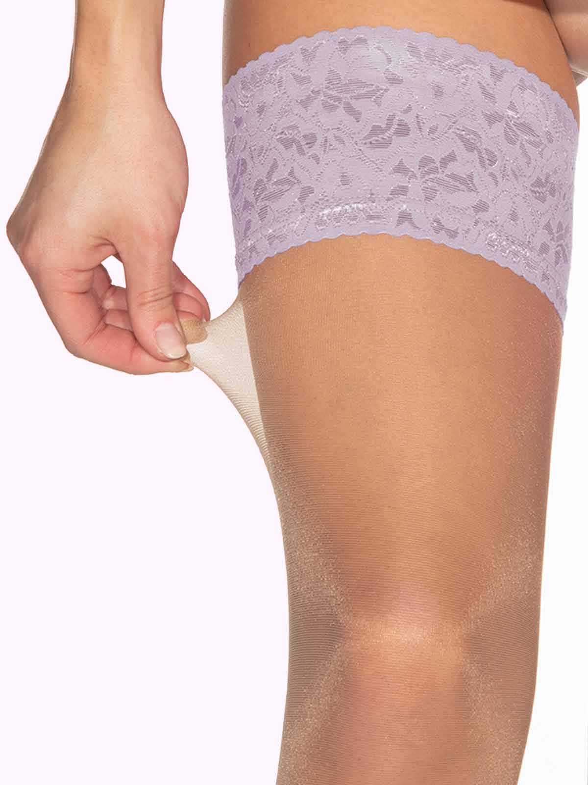 PRISCILLA Color Lace Top Thigh Highs