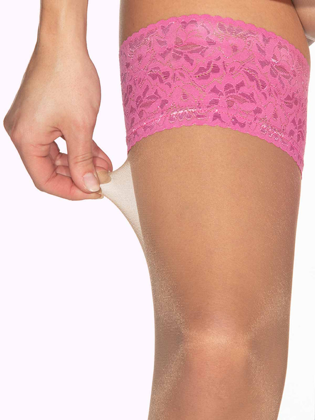 PRISCILLA Color Lace Top Thigh Highs