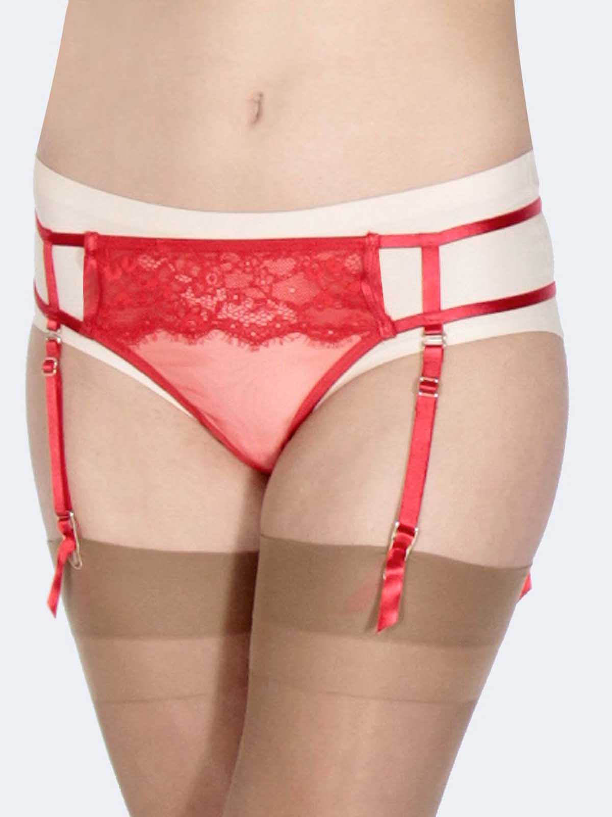 Charlotte McKinney Cara Garter Belt Panties