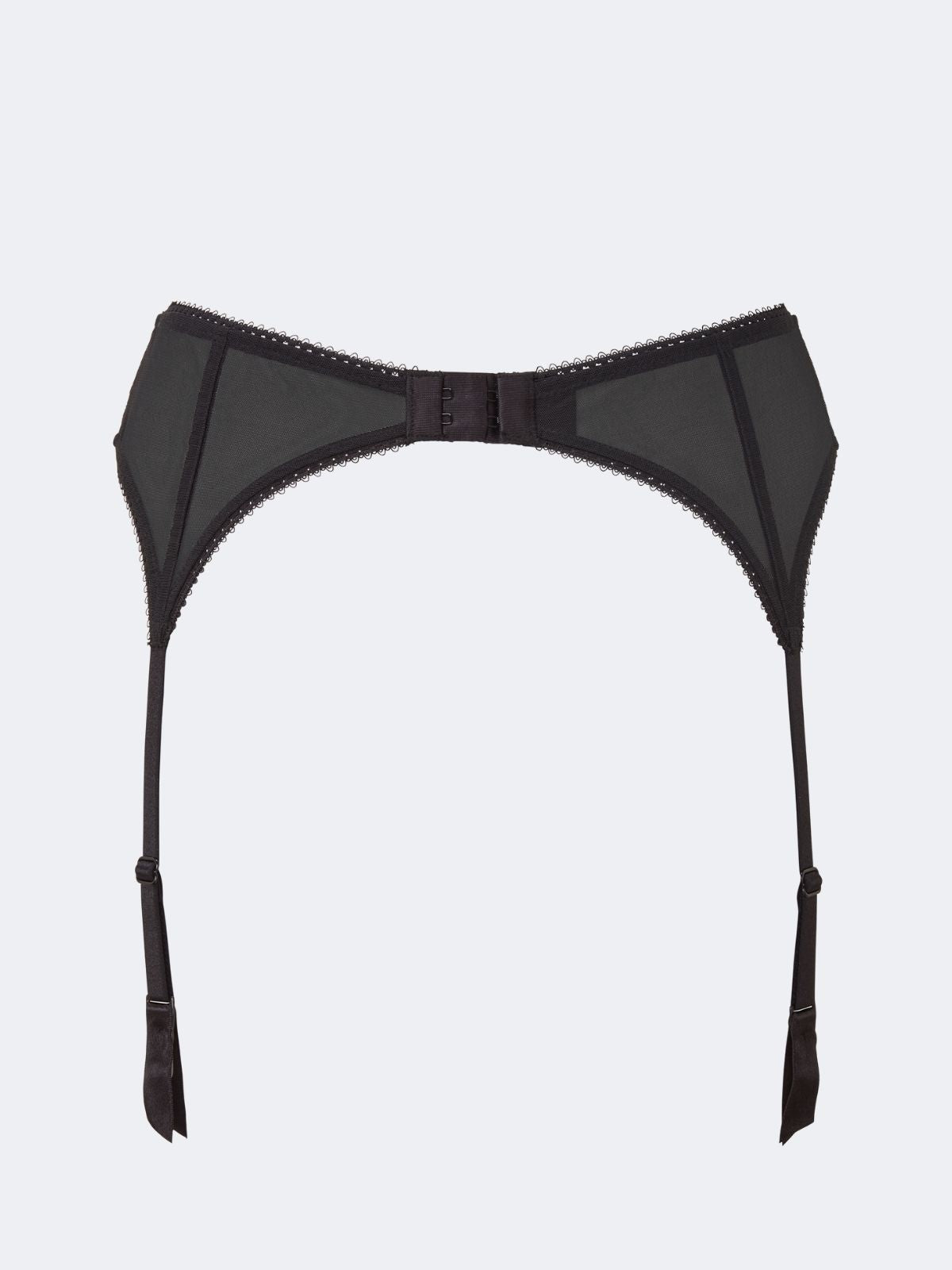 Swirl Floral Lace Garter Belt
