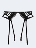 Tilly Caged Embroidery Garter Belt