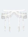 Alexa Ivory Garter Belt