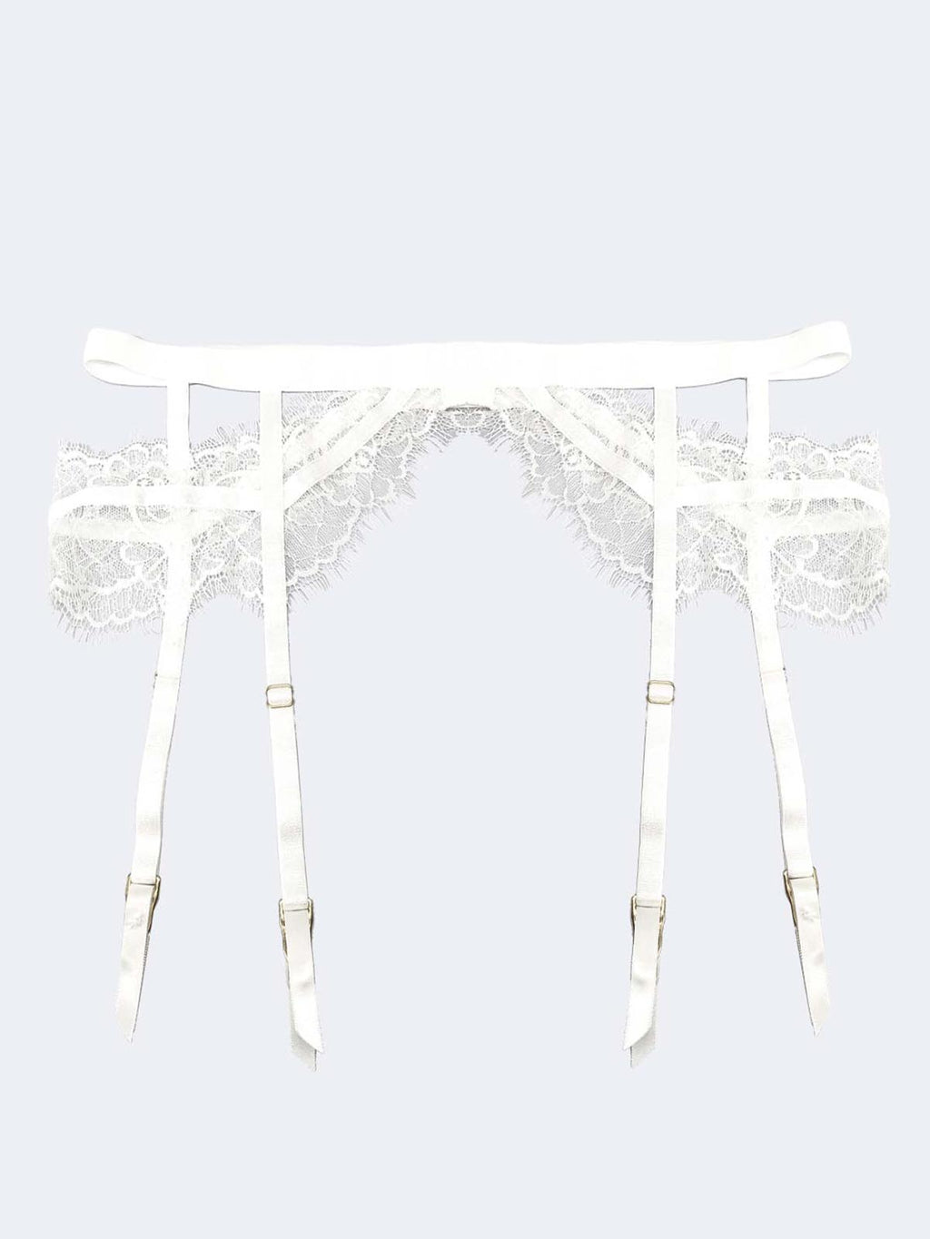 Alexa Ivory Garter Belt