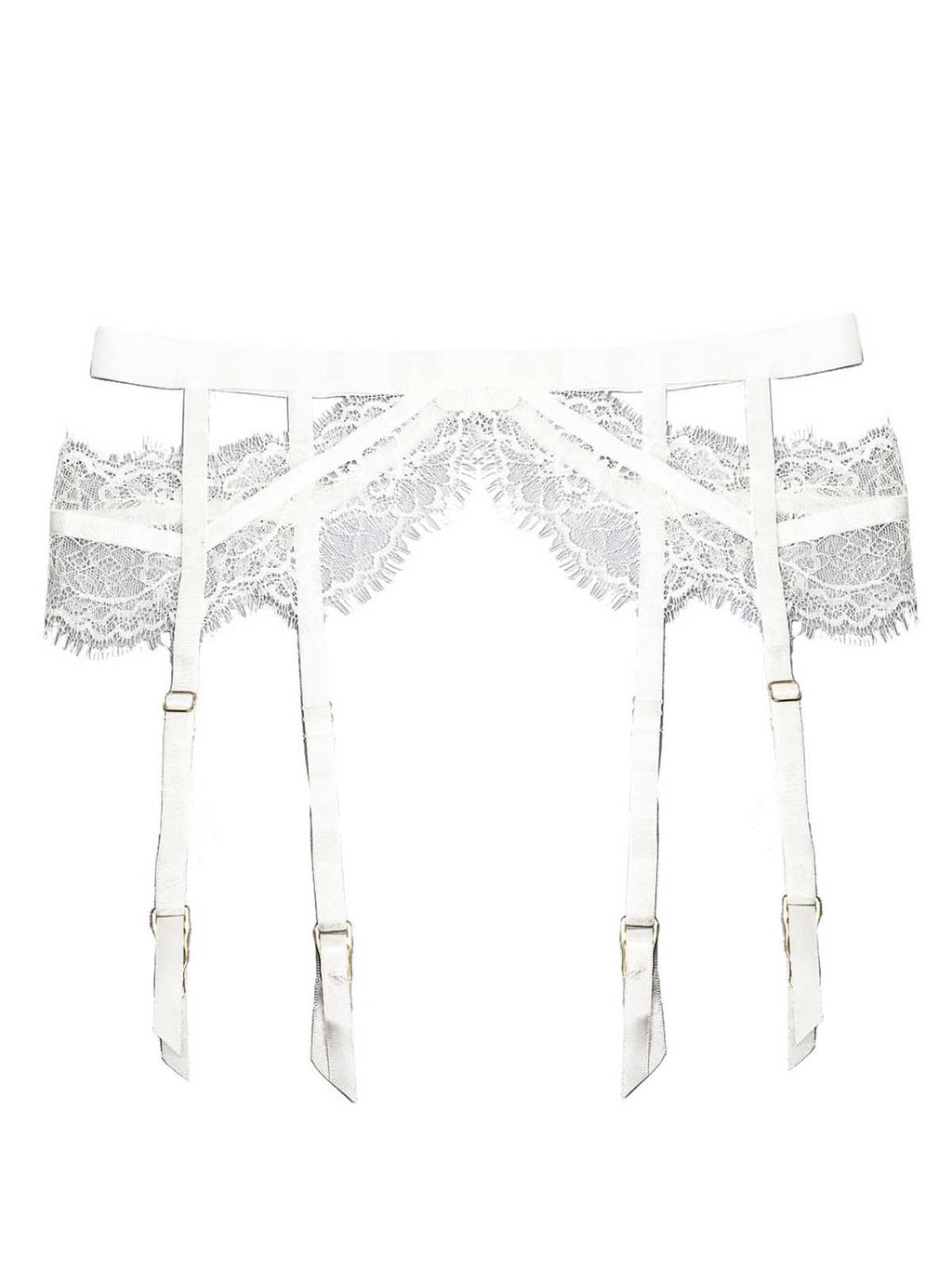 Alexa Ivory Garter Belt