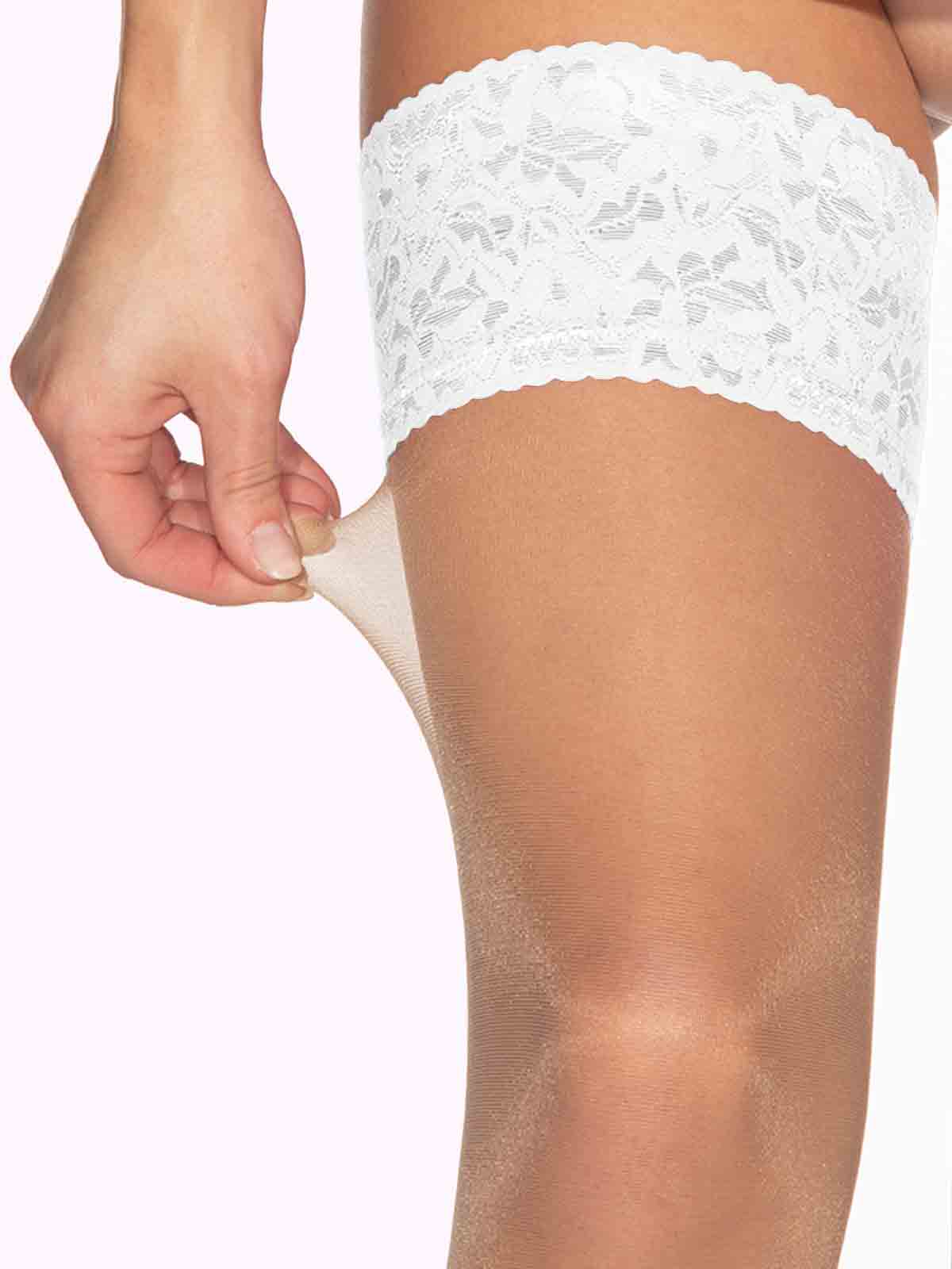 PRISCILLA Color Lace Top Thigh Highs